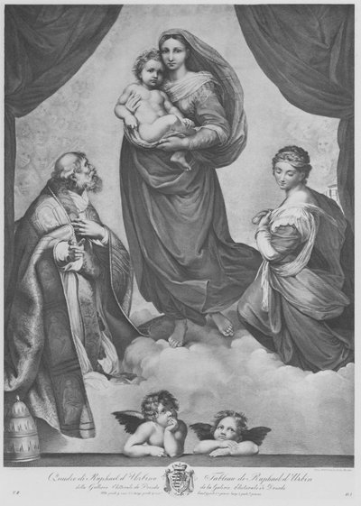 The Sistine Madonna by Christian Gottfried Schultze